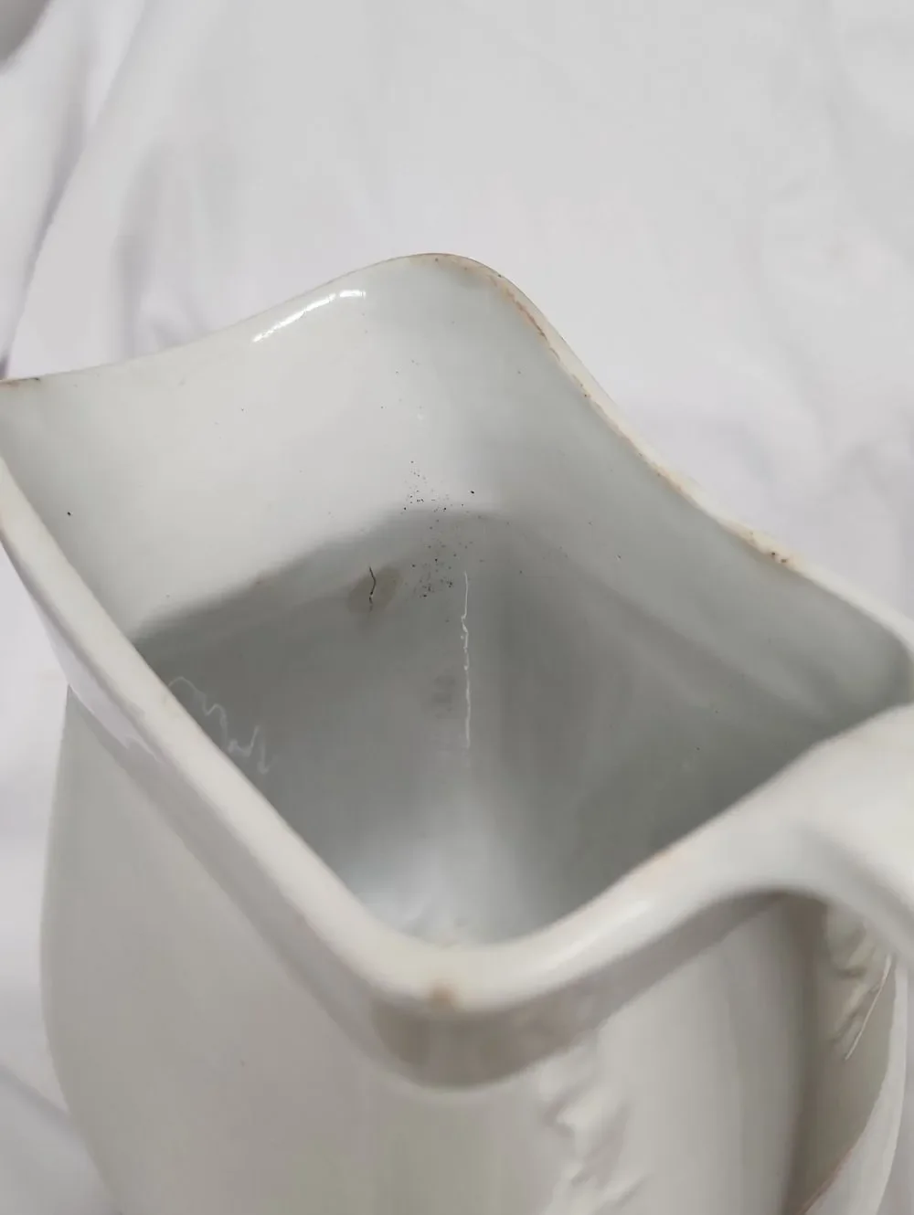 Vtg Ironstone China Decorative Pitcher C Challinor England